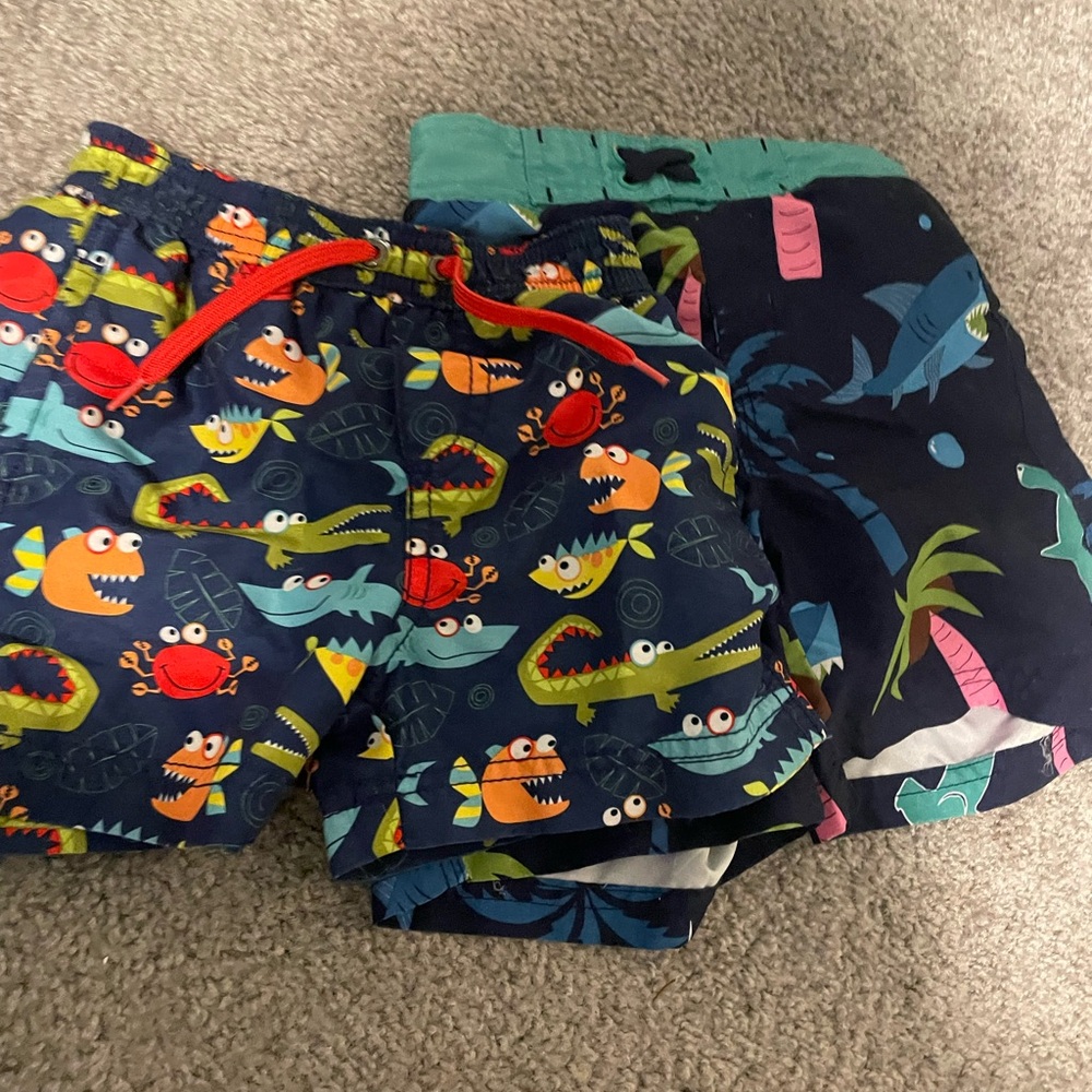 Toddler boy swim truck bundle